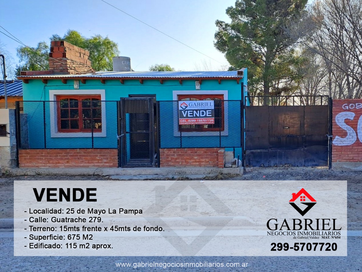 Casa en venta - Calle Guatrache