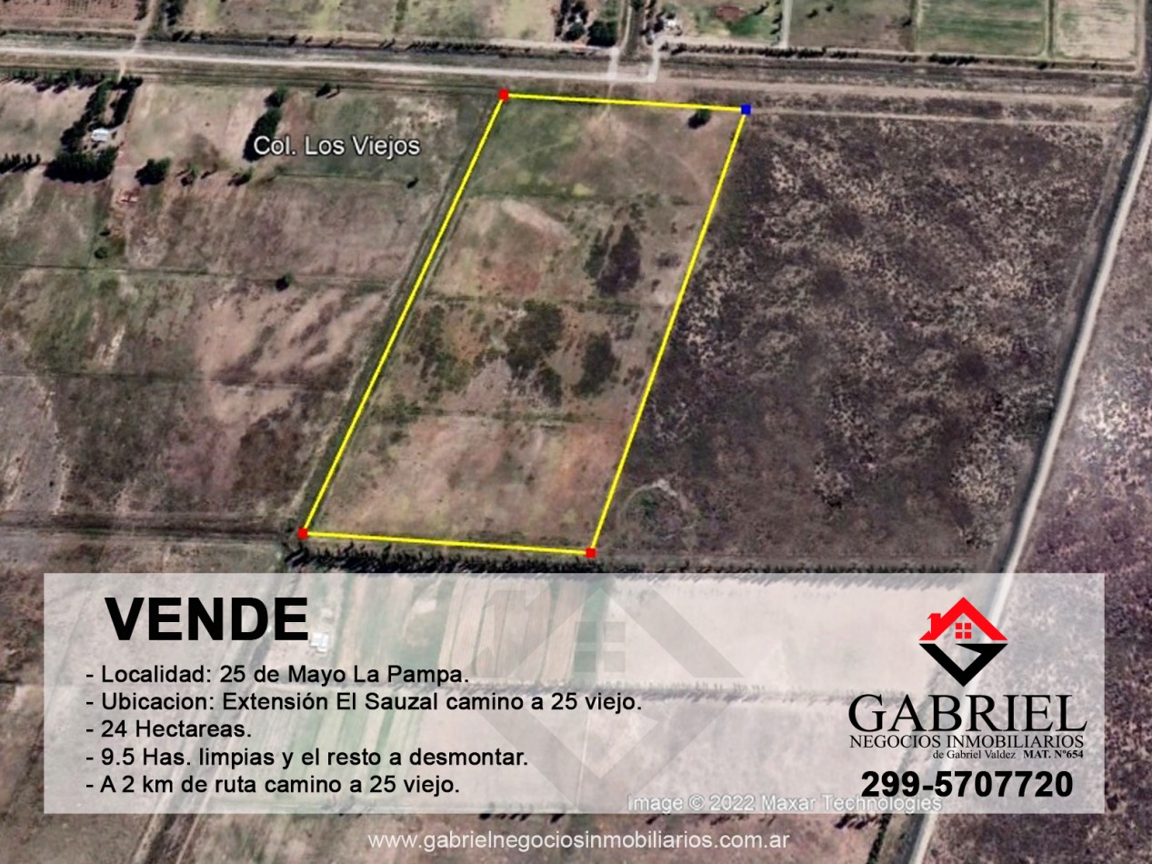 Se VENDE CHACRA de 24 has
