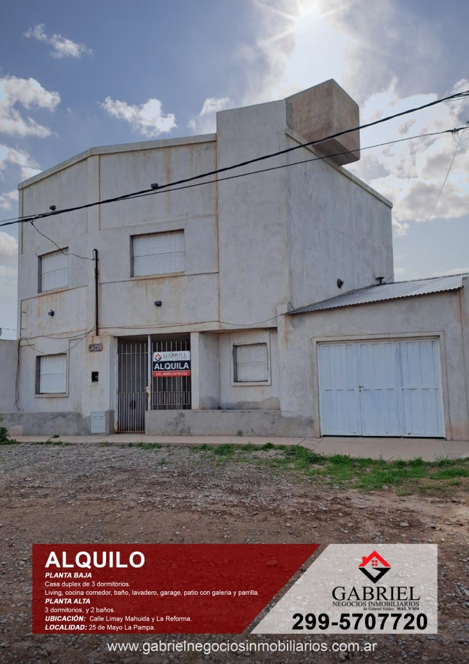 Duplex de 3 dormitorio - Alquiler