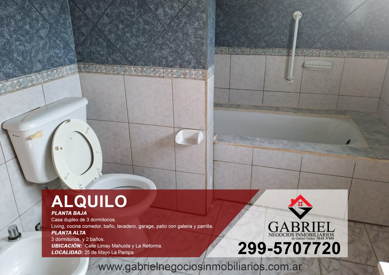 Duplex de 3 dormitorio - Alquiler