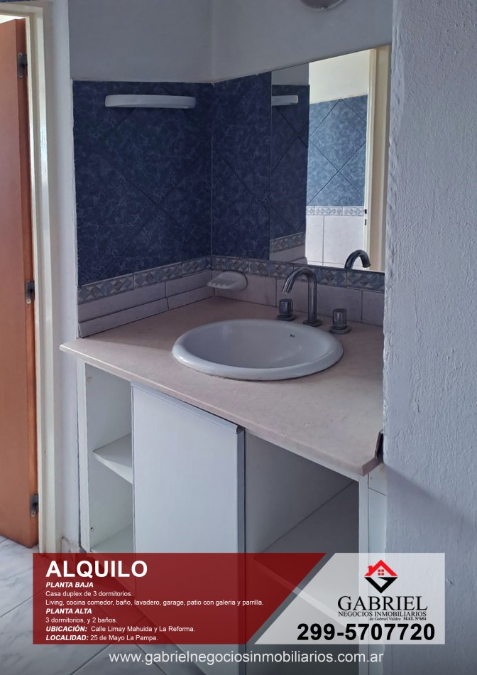 Duplex de 3 dormitorio - Alquiler