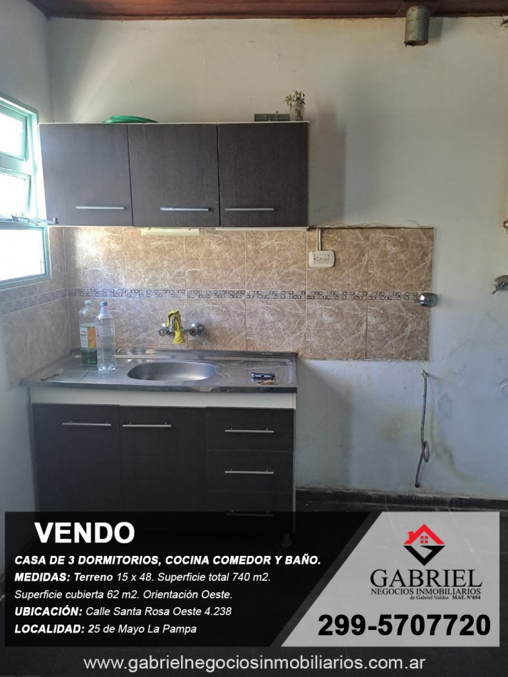 Se vende casa de 3 Dormitorios