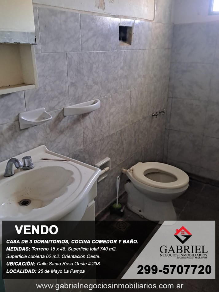 Se vende casa de 3 Dormitorios