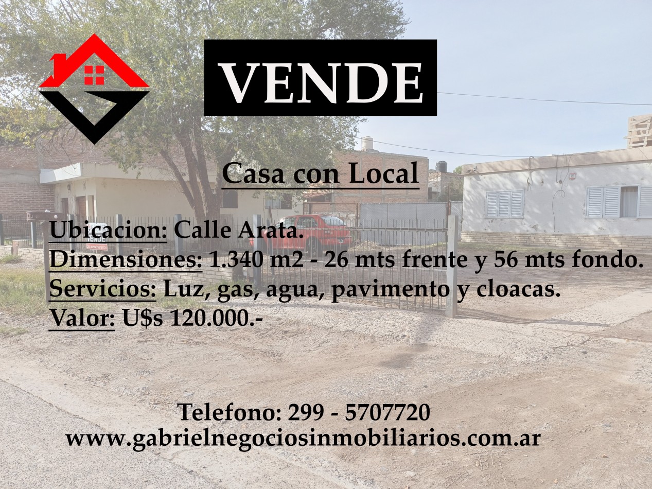 Casa de 3 dormitorios con oficina