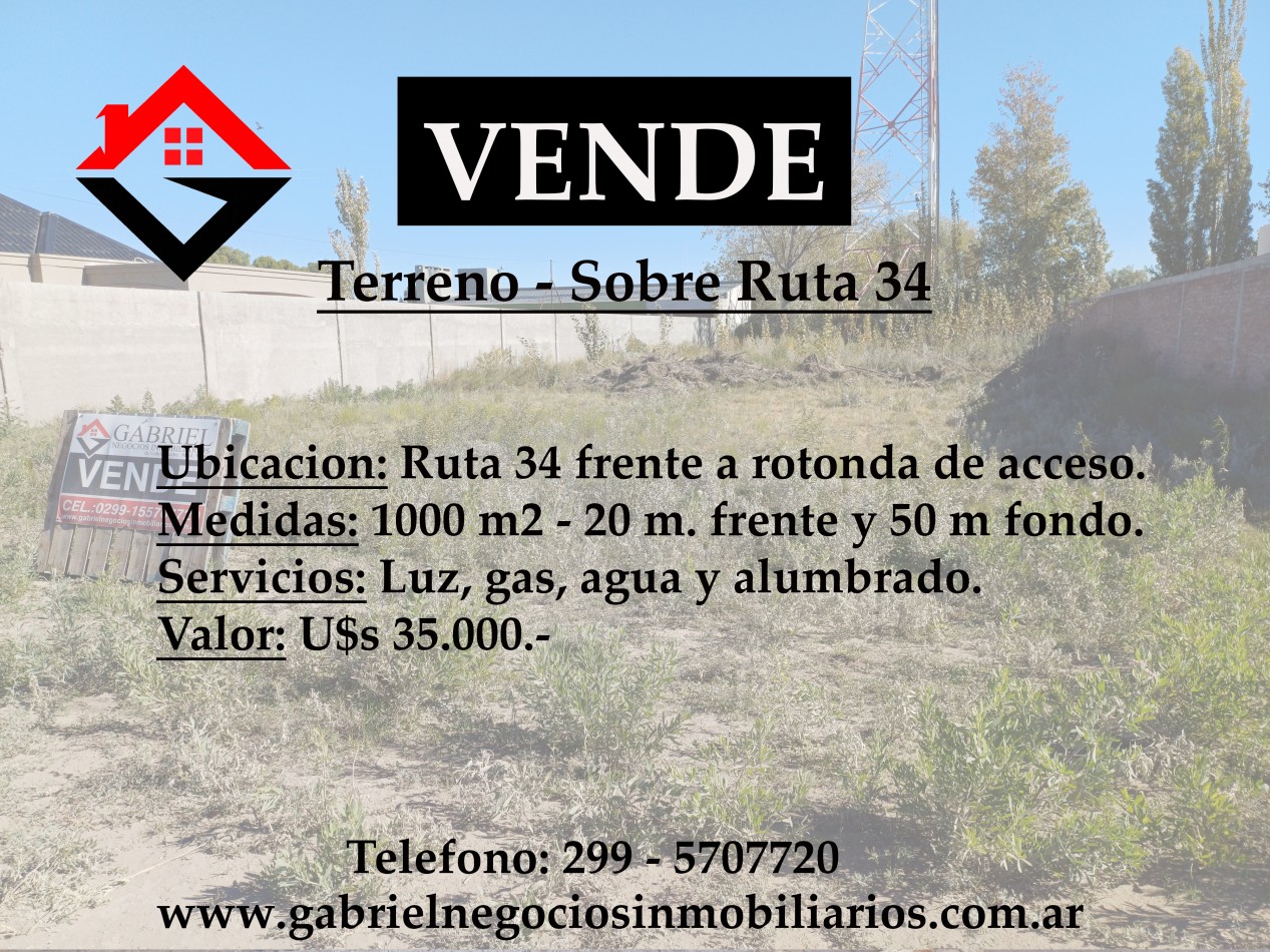 Terreno en ingreso a 25 de Mayo