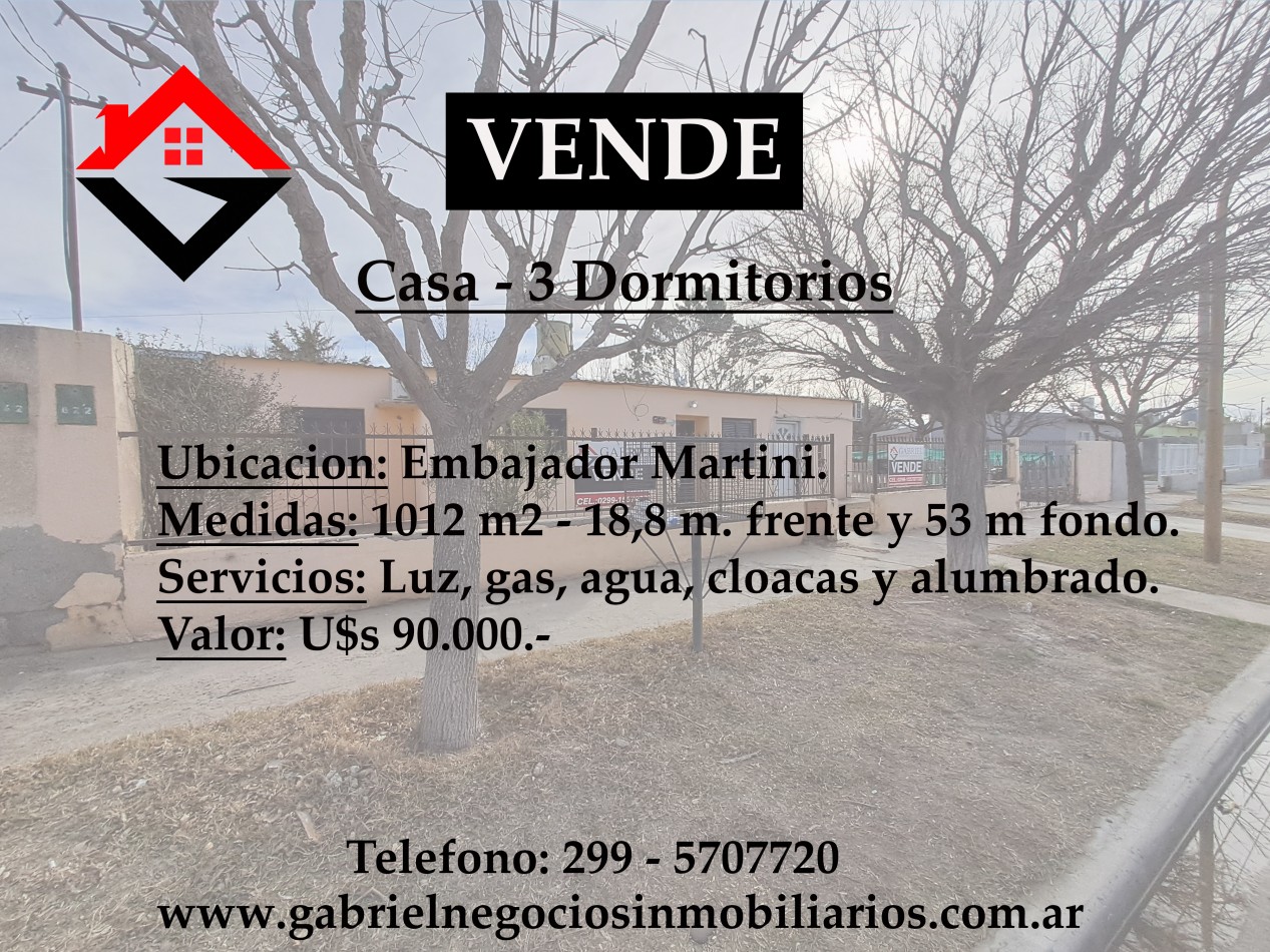 Casa en calle Embajador Martini