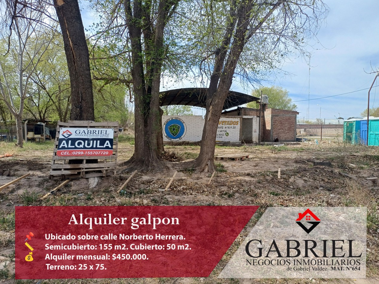 Alquiler de galpon