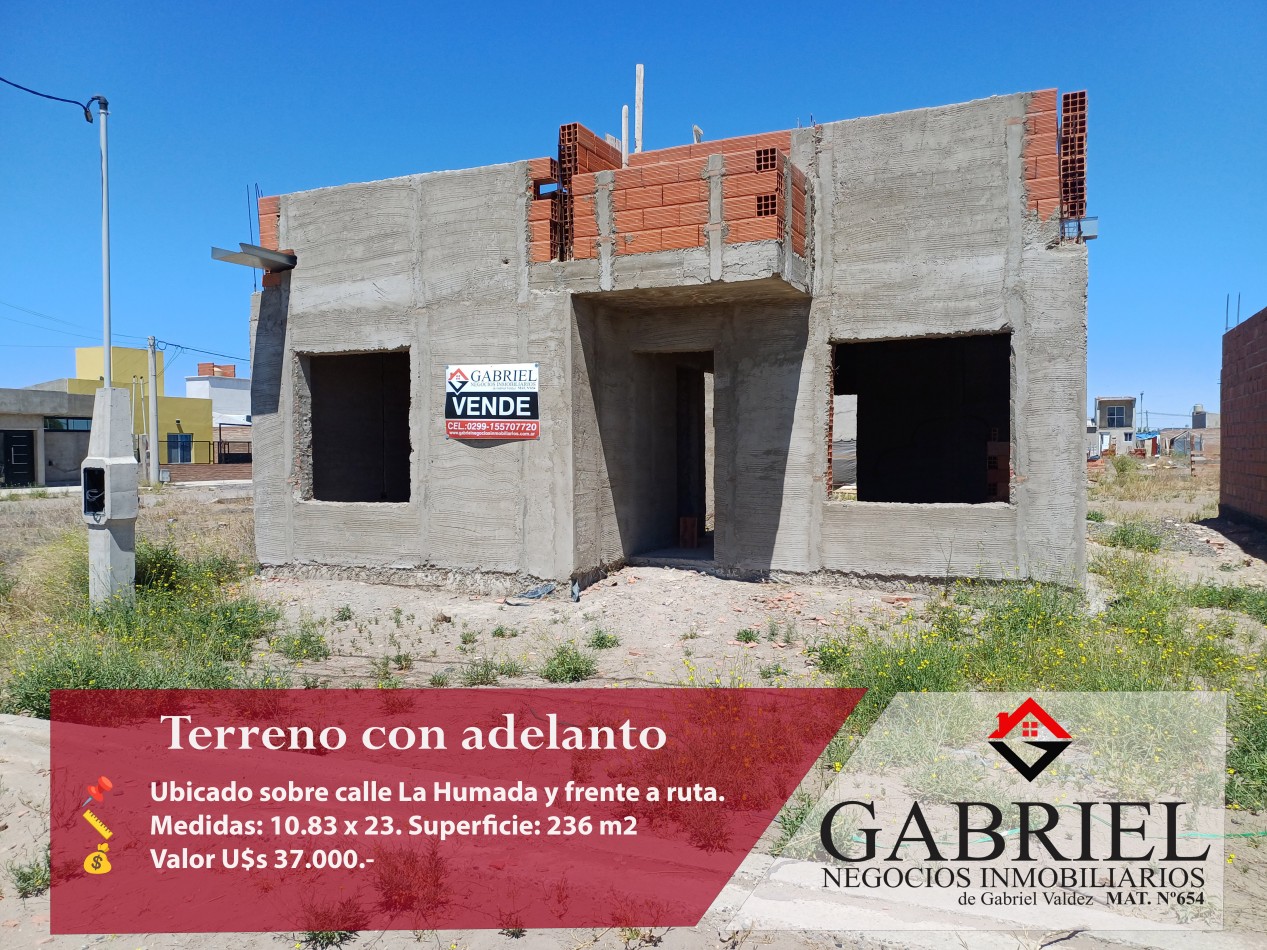 Terreno con adelanto - Calle La Humada