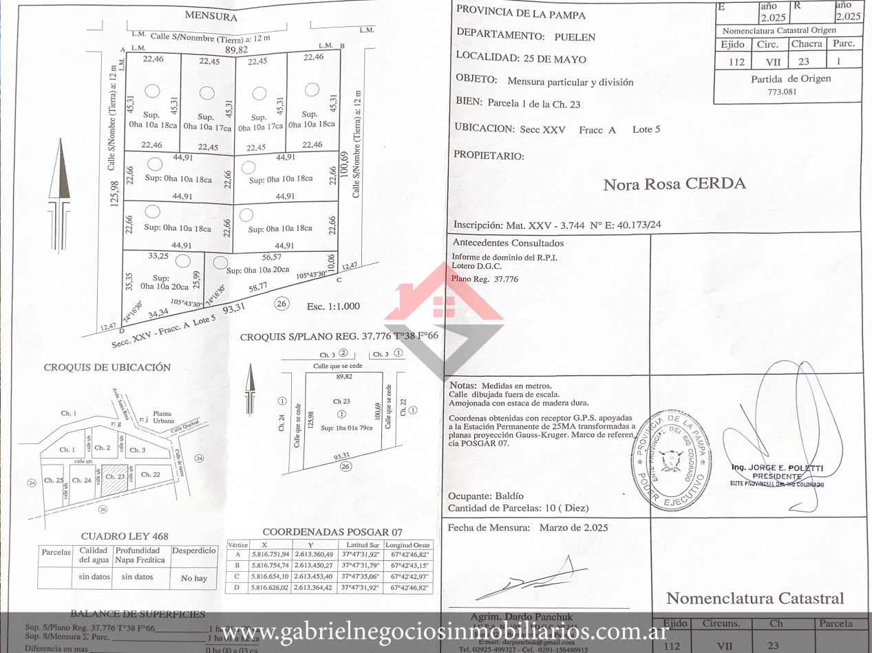 Terrenos en Venta - 10 Lotes