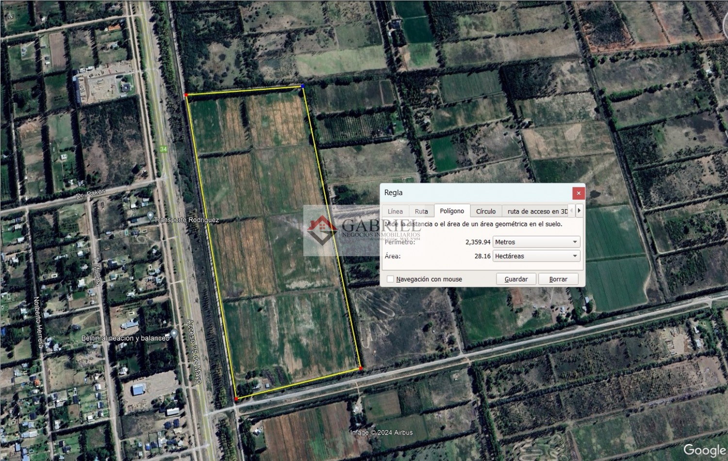 Chacra en Alquiler - Con produccion de Alfa Alfa