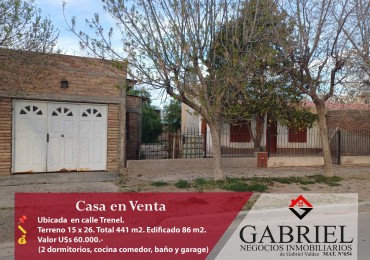 Casa de 2 Dormitorios - En Venta