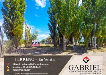 Terreno en Venta - Excelente oportunidad